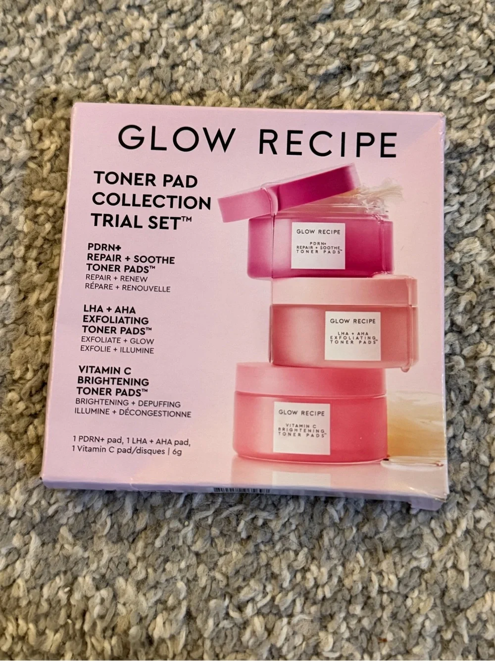 Glow Recipe Korean Toner Pad Collection Trial Set